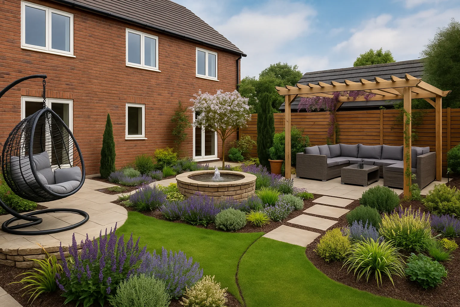 Complete garden transformation and redesign in Leicester
